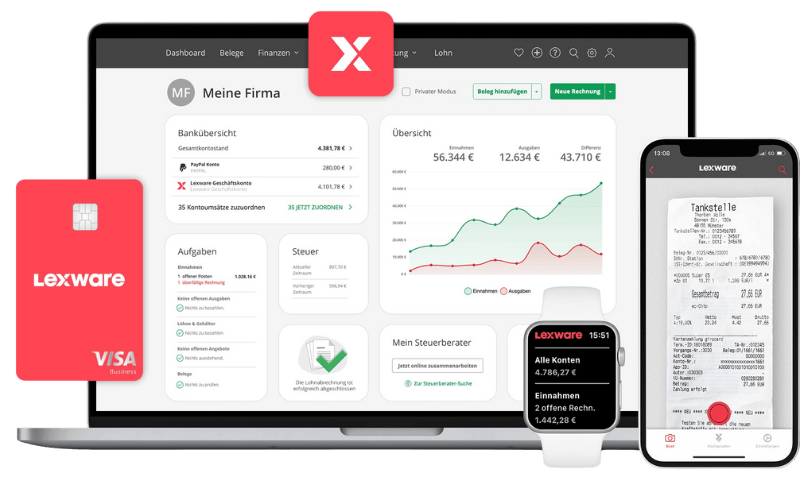 Moderne ERP-Software für Buchhaltung, Warenwirtschaft und Organisation